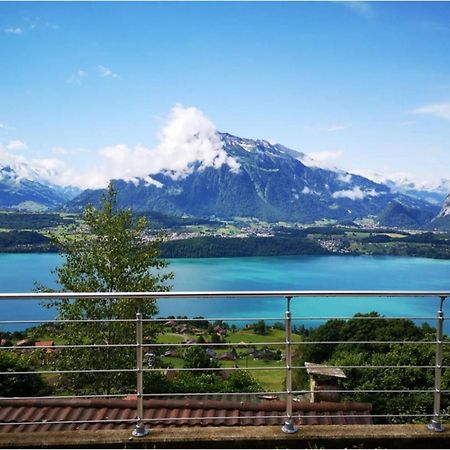 Chalet With View Of The Mountains And The Thun Lake Зігрісвіль Екстер'єр фото