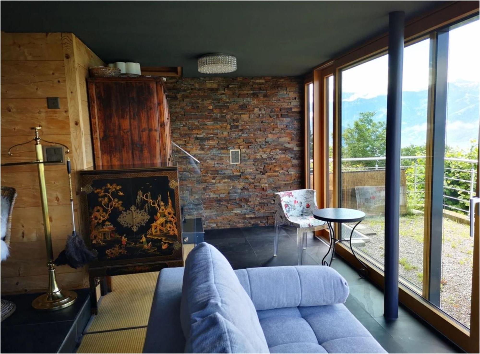 Chalet With View Of The Mountains And The Thun Lake Зігрісвіль Екстер'єр фото